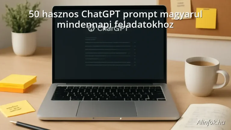Laptop with ChatGPT interface open, workspace with notes and coffee representing AI helping with everyday tasks